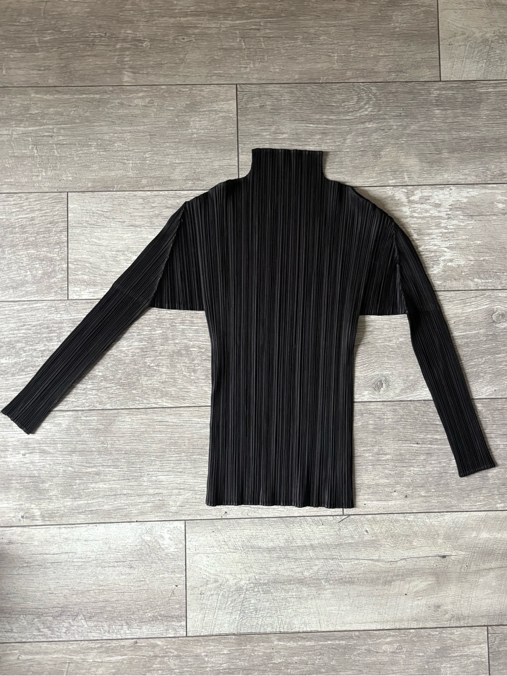 Issey Miyake Pleats Please Mock Neck